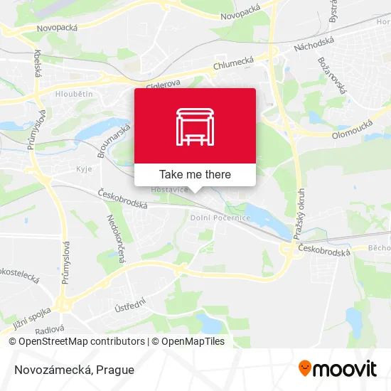 Карта Novozámecká
