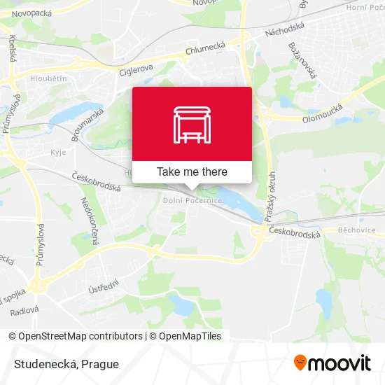 Карта Studenecká