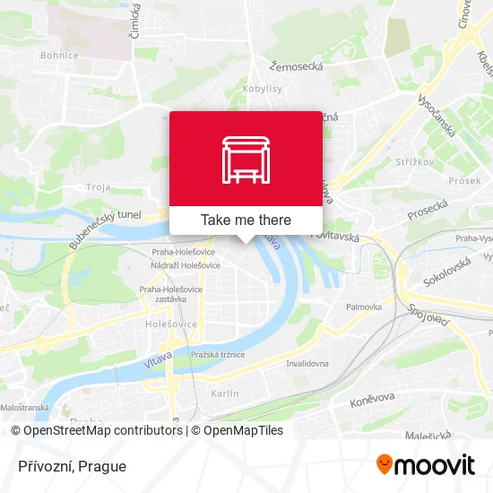 Карта Přívozní