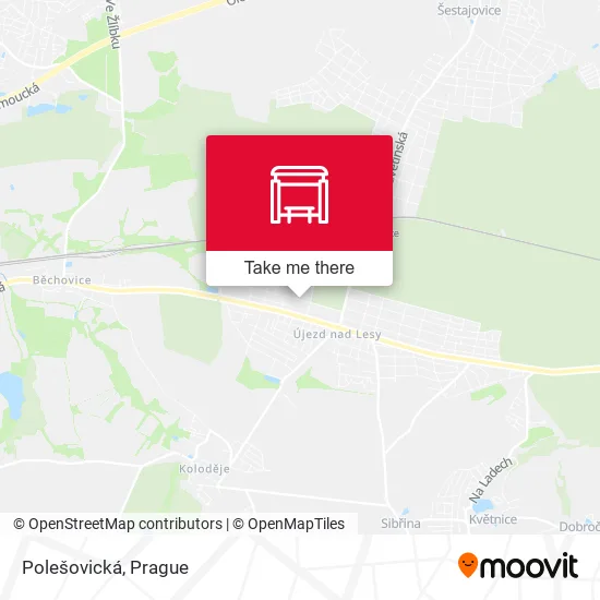 Карта Polešovická