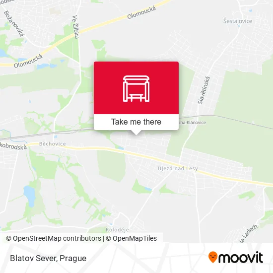 Blatov Sever map
