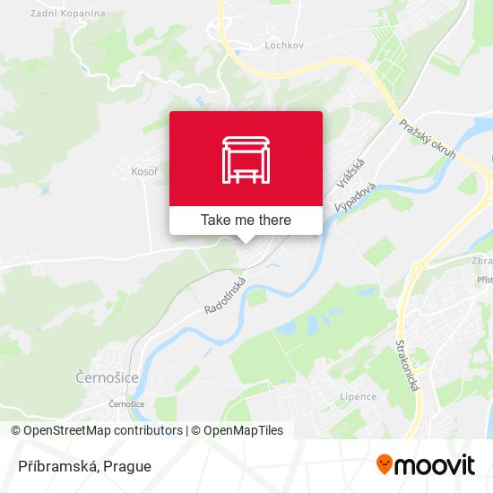 Příbramská map