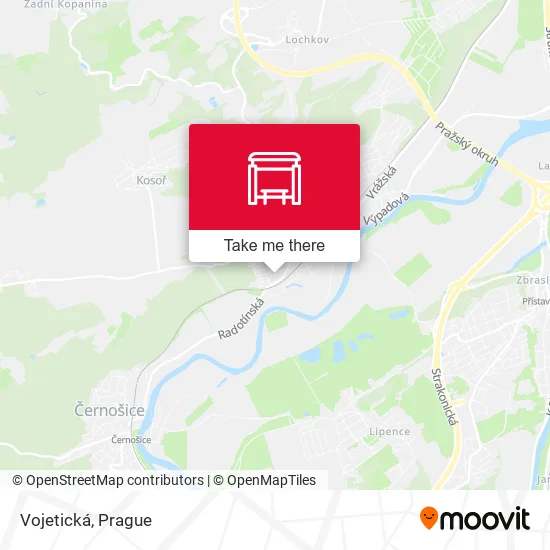 Карта Vojetická