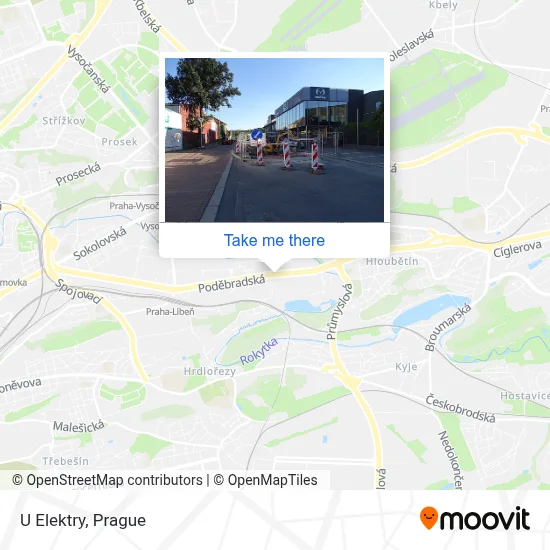 U Elektry map