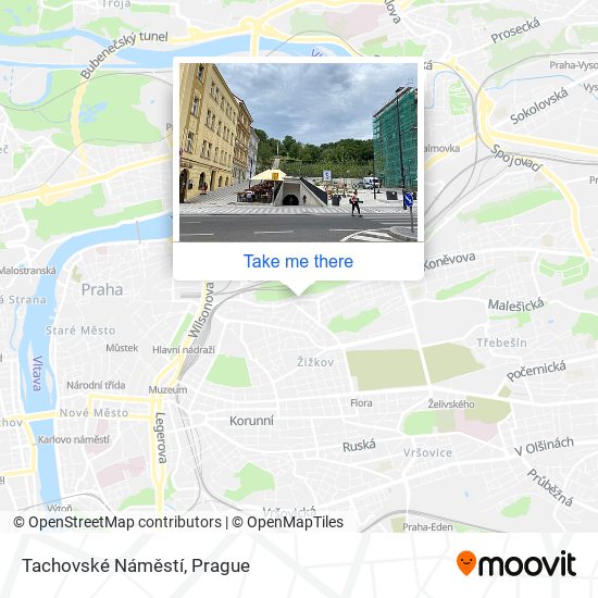 Tachovské Náměstí map