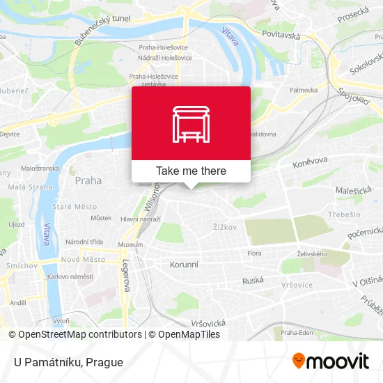 Карта U Památníku