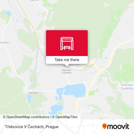 Třebovice V Čechách map