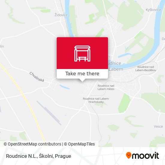 Roudnice N.L., Školní map