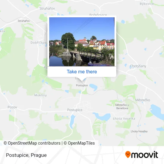 Карта Postupice