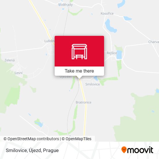 Карта Smilovice, Újezd