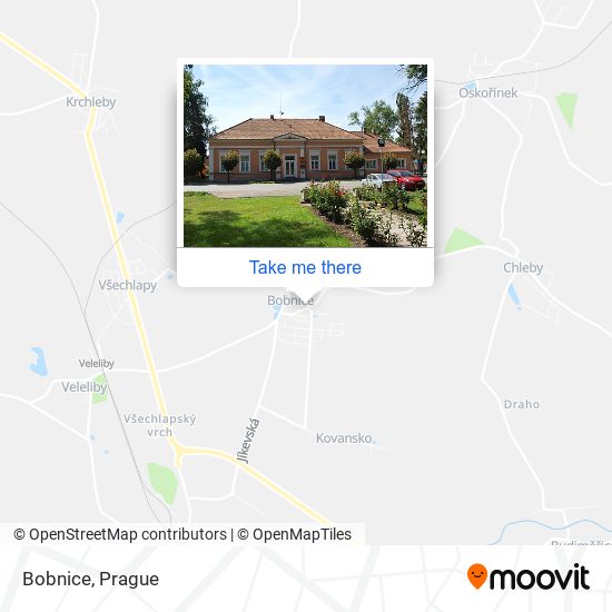 Карта Bobnice