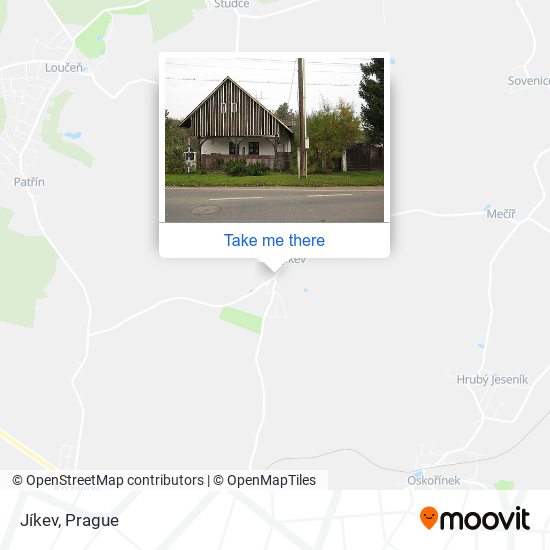 Карта Jíkev