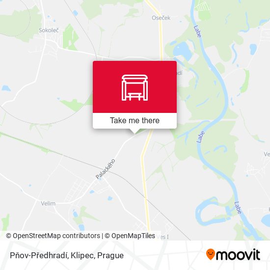 Pňov-Předhradí, Klipec map