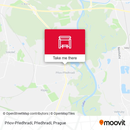 Pňov-Předhradí, Předhradí map