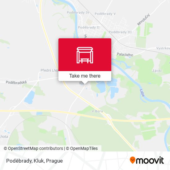 Poděbrady, Kluk map