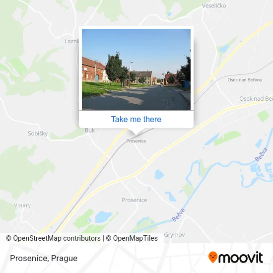 Карта Prosenice