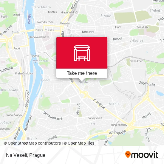 Карта Na Veselí