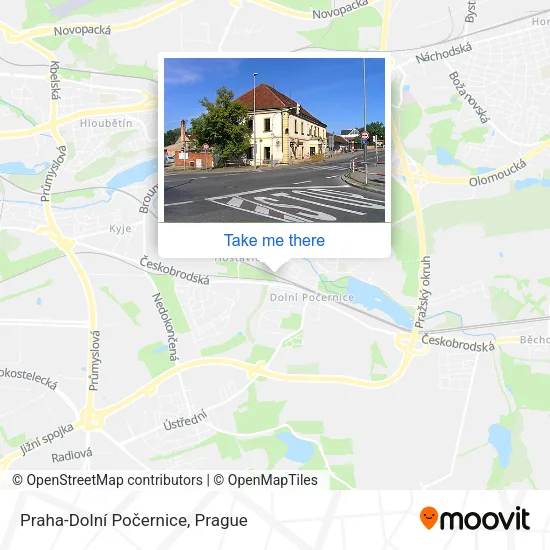 Карта Praha-Dolní Počernice