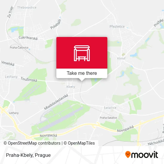 Карта Praha-Kbely