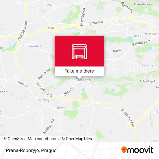 Карта Praha-Řeporyje