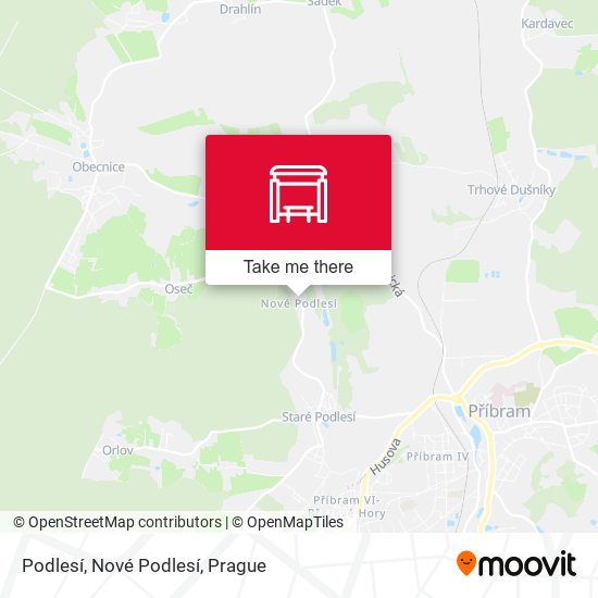 Podlesí, Nové Podlesí map