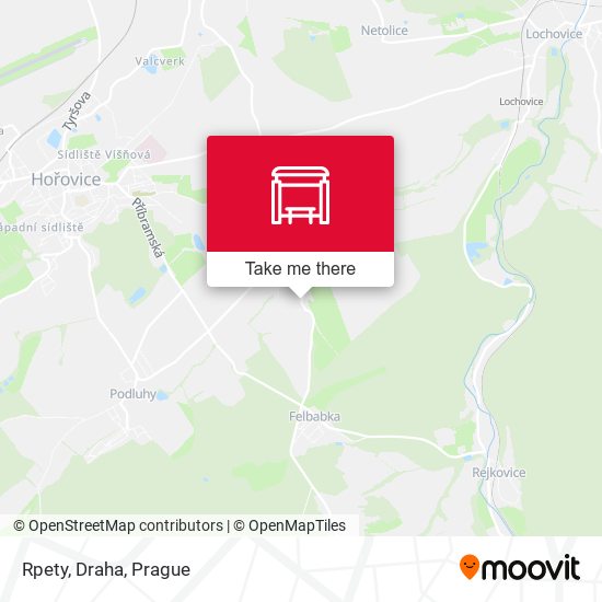 Карта Rpety, Draha