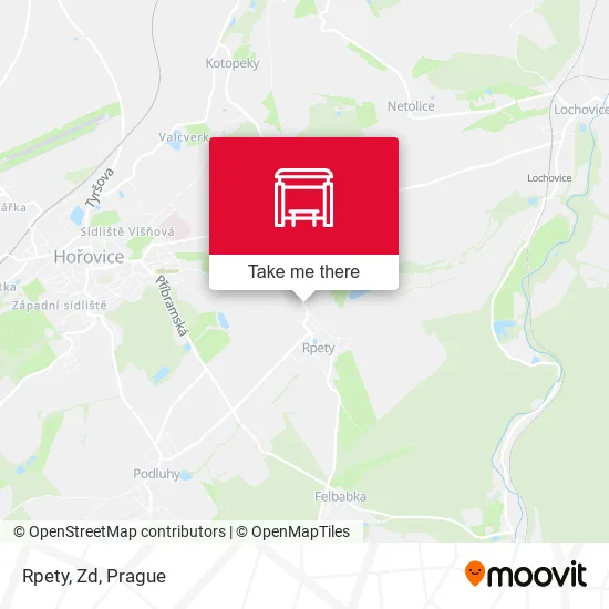 Карта Rpety, Zd