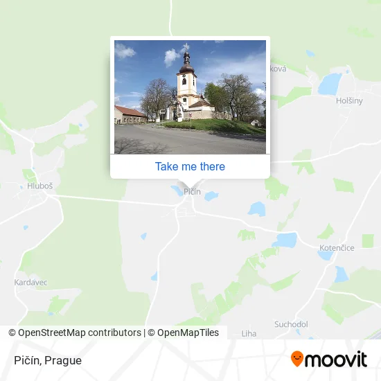 Карта Pičín