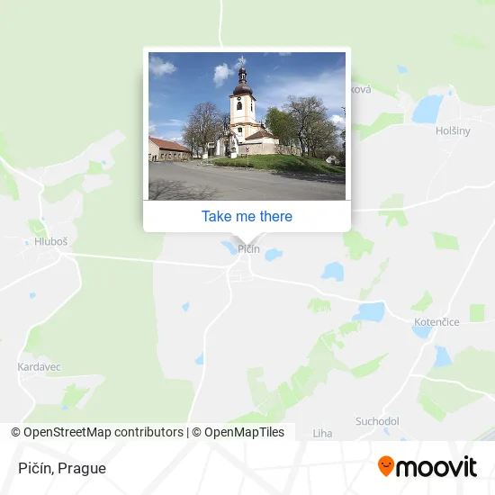 Карта Pičín