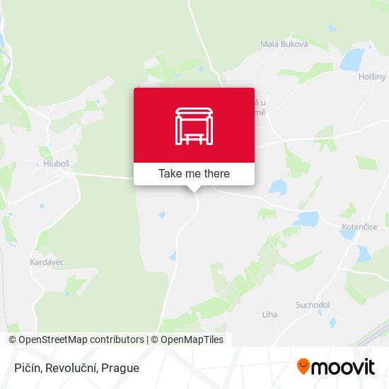 Pičín, Revoluční map