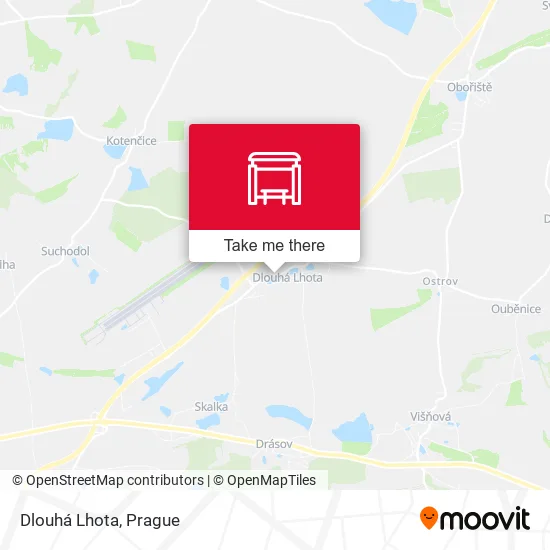 Карта Dlouhá Lhota