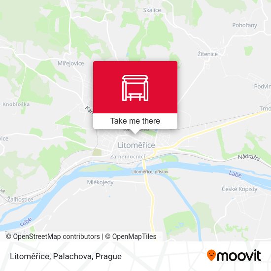 Litoměřice, Palachova map