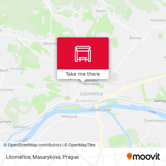 Litoměřice, Masarykova map