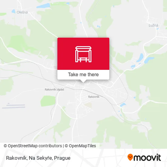 Карта Rakovník, Na Sekyře