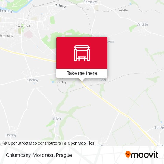 Карта Chlumčany, Motorest