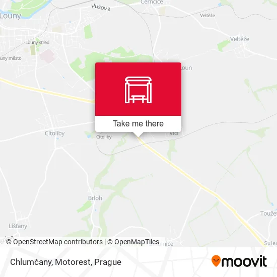 Chlumčany, Motorest map