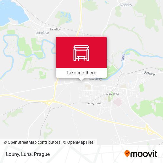 Карта Louny, Luna