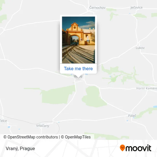 Vraný map