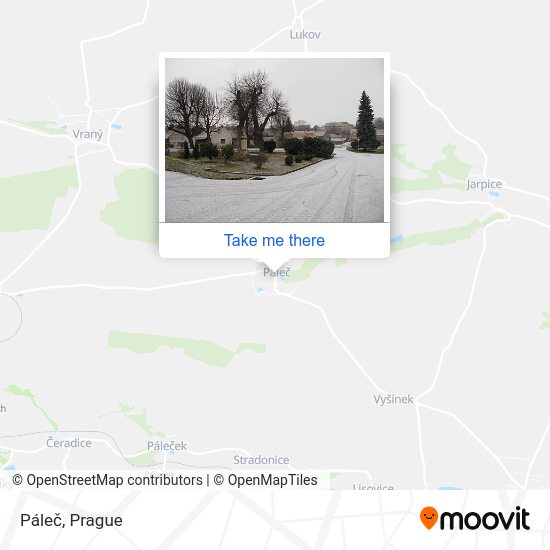 Карта Páleč
