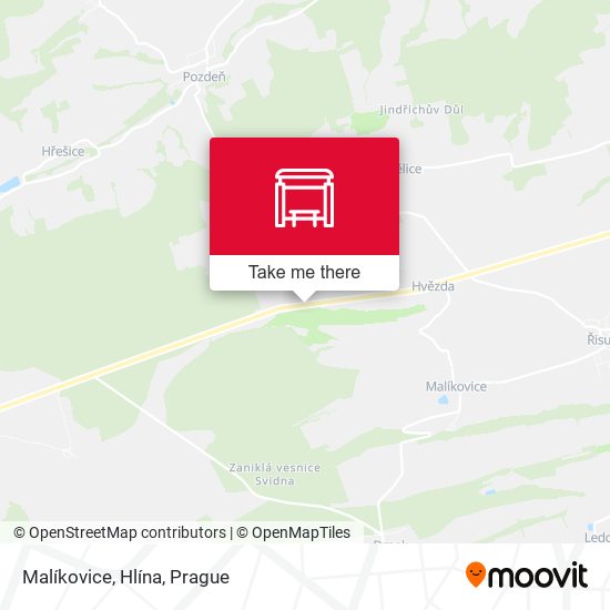 Malíkovice, Hlína map