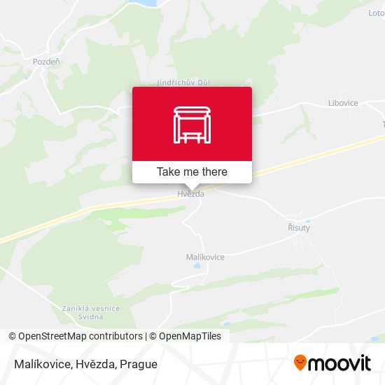Malíkovice, Hvězda map