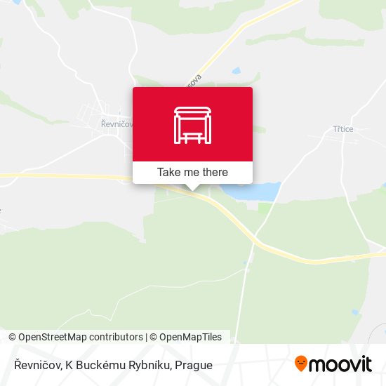 Řevničov, K Buckému Rybníku map