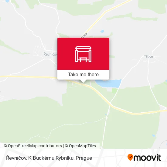 Карта Řevničov, K Buckému Rybníku