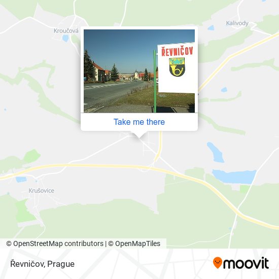 Карта Řevničov