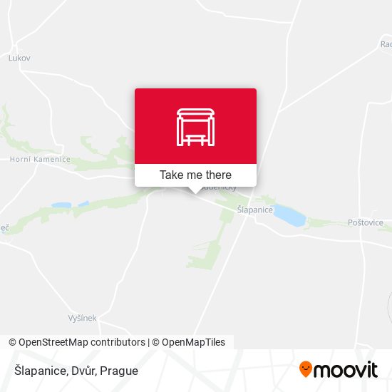 Šlapanice, Dvůr map