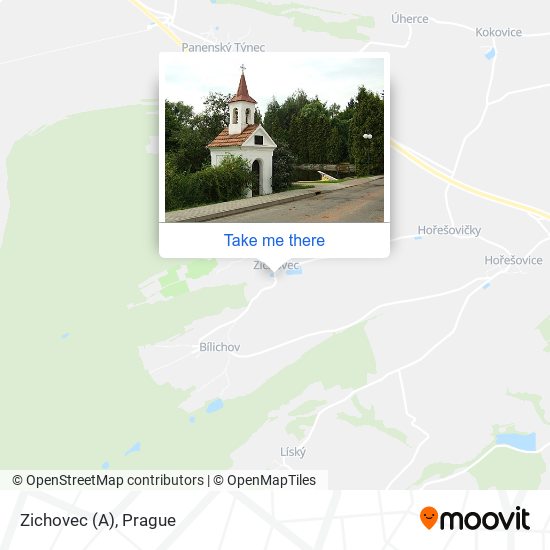 Zichovec (A) map