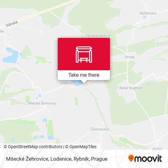 Mšecké Žehrovice, Lodenice, Rybník map