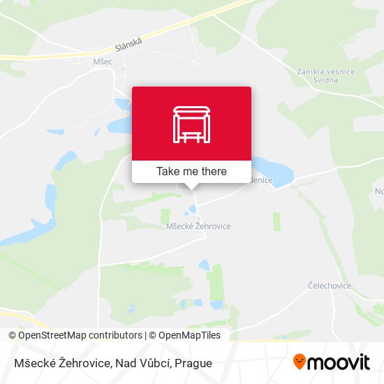 Mšecké Žehrovice, Nad Vůbcí map