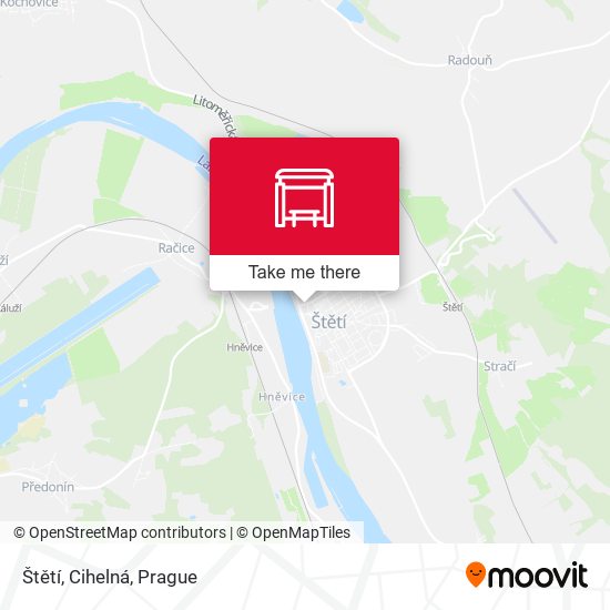 Štětí, Cihelná map