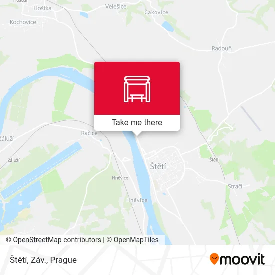 Карта Štětí, Záv.